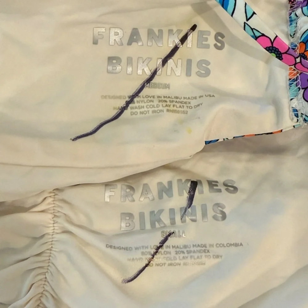 New! Set Frankies Bikinis Flower Farm Floral Bikini Set 31483
